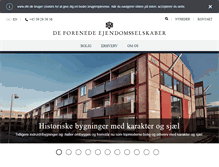 Tablet Screenshot of dfe.dk